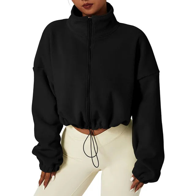 Bianca - Shortened fleece jacket