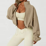 Bianca - Shortened fleece jacket