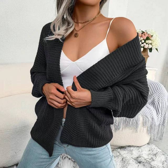 Long Sleeve Knitted Cardigan