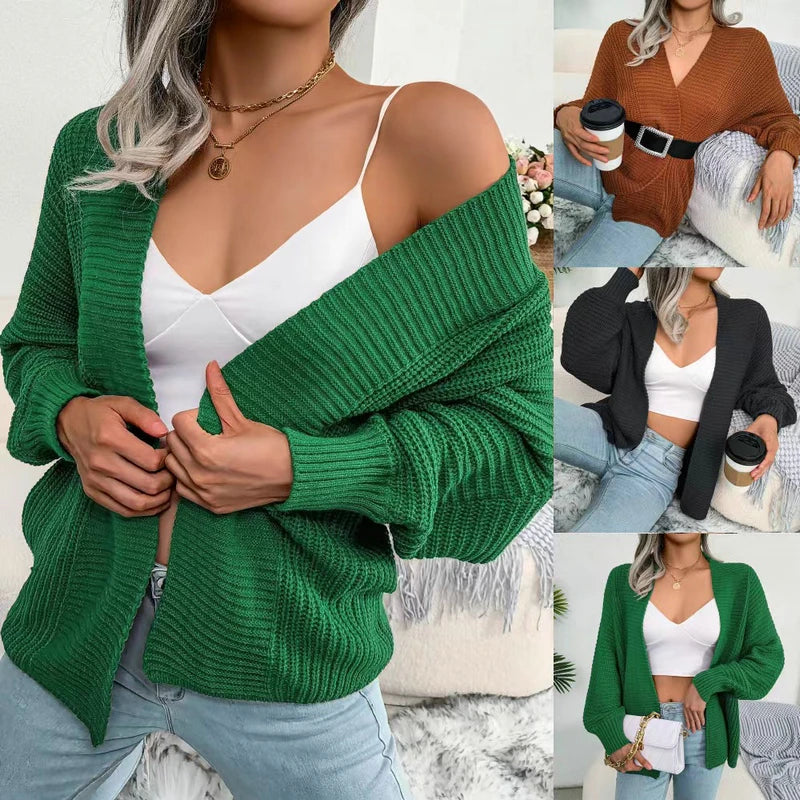 Long Sleeve Knitted Cardigan