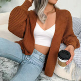 Long Sleeve Knitted Cardigan