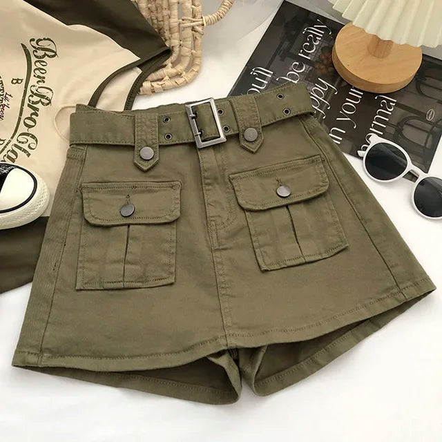 Aria - High-waisted skort with utility pockets