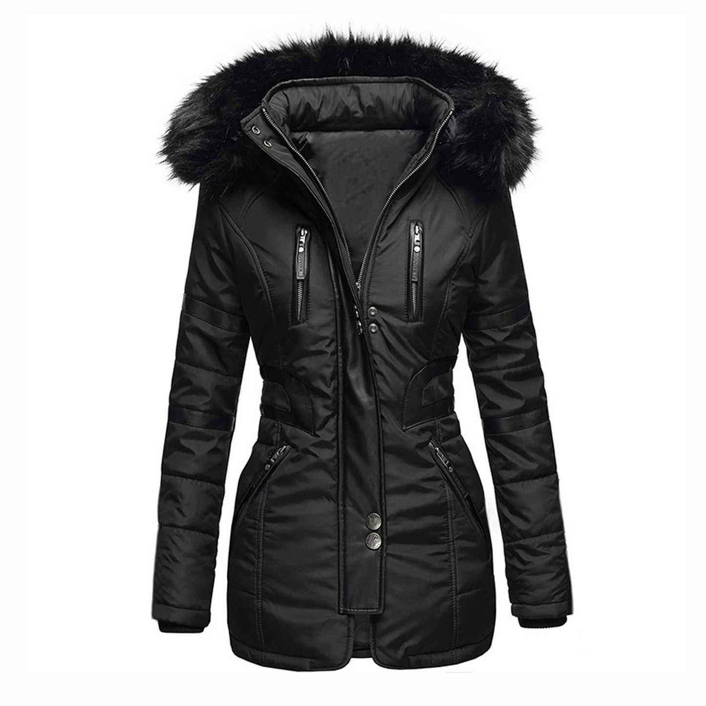 Elegant hooded jacket