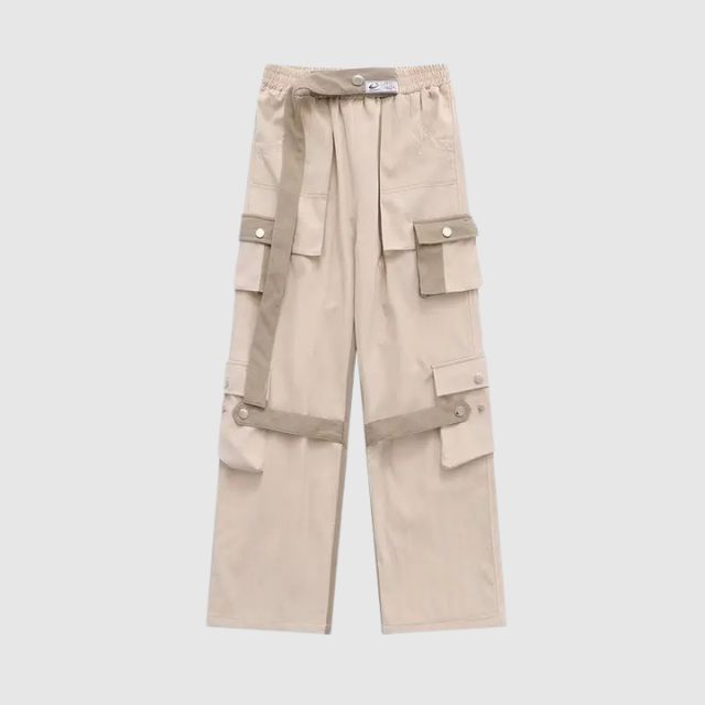 Mason - Utility cargo trousers with adjustable straps