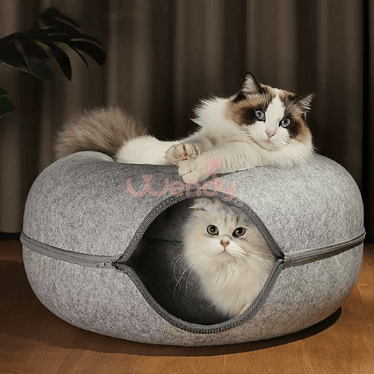 "Hide-and-seek" Wendy Cat Tunnel Bed