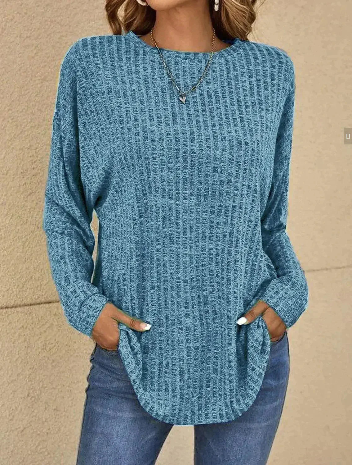 Amara™ - Casual sweatshirt with texture