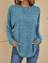 Amara™ - Casual sweatshirt with texture