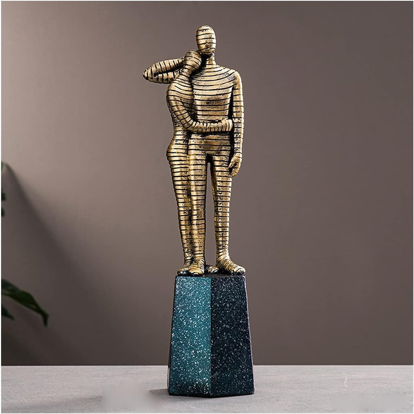 Auric Elegance - Golden Sculpture