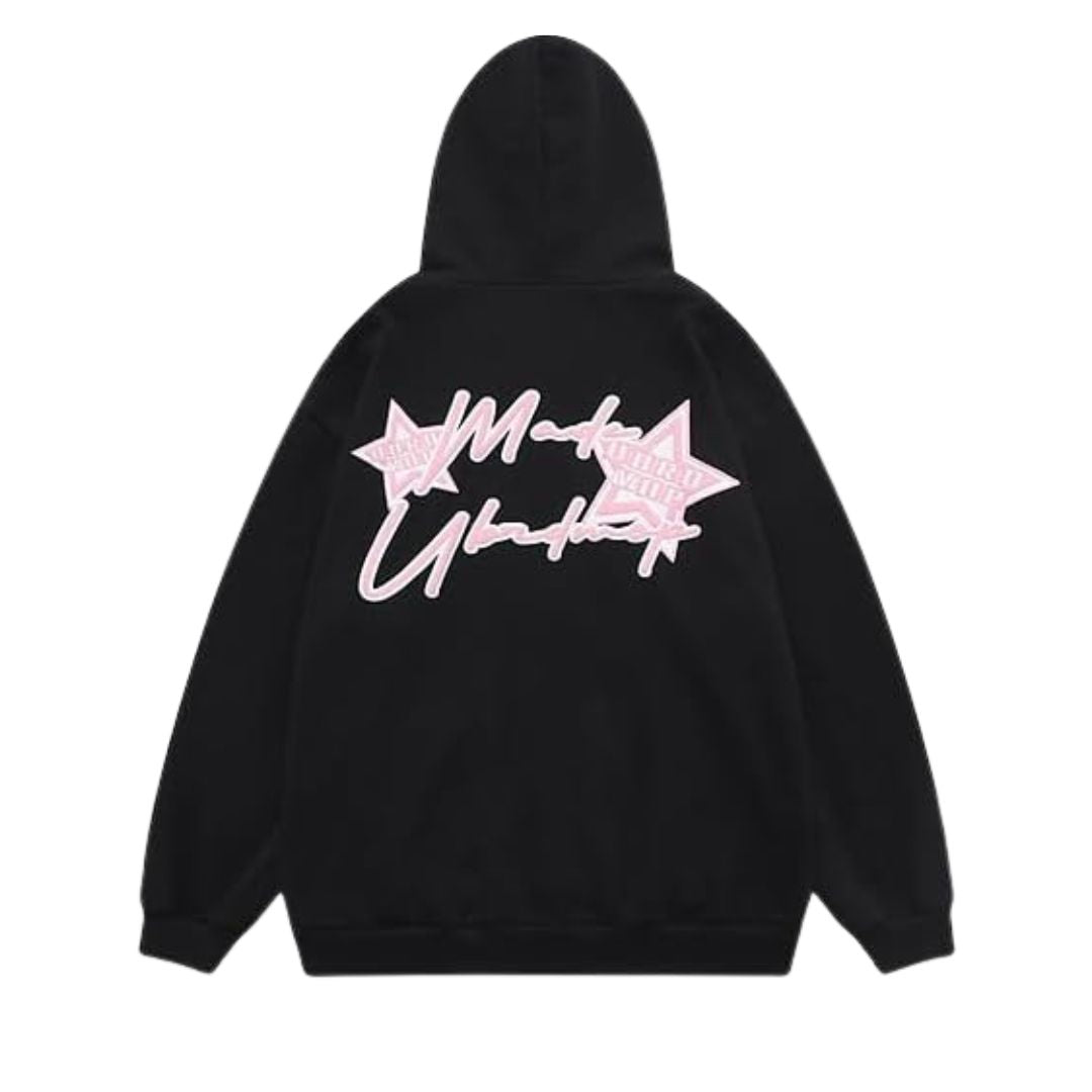 Aria - Oversized hoodie with graphic print