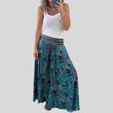 Layla - Boho chic paisley print palazzo pants