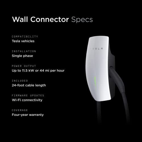 Tesla Wall Connector - Electric Vehicle (EV) Charger
