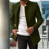 Hristofor - Men's coat fashion single-coloured