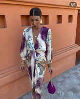 Anley - Elegant V-neck dress