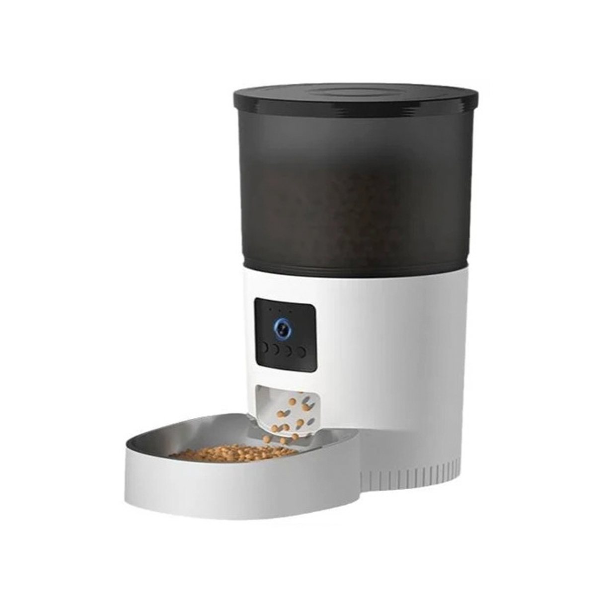 3L Automatic Pet Feeder Button Version Auto Cat Food Dispenser