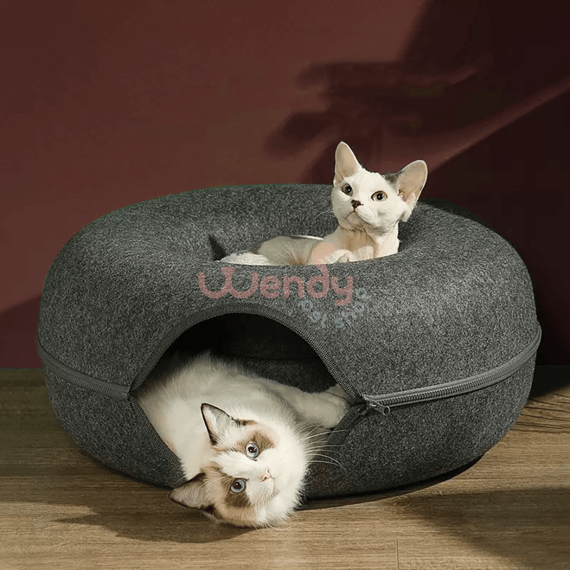 "Hide-and-seek" Wendy Cat Tunnel Bed