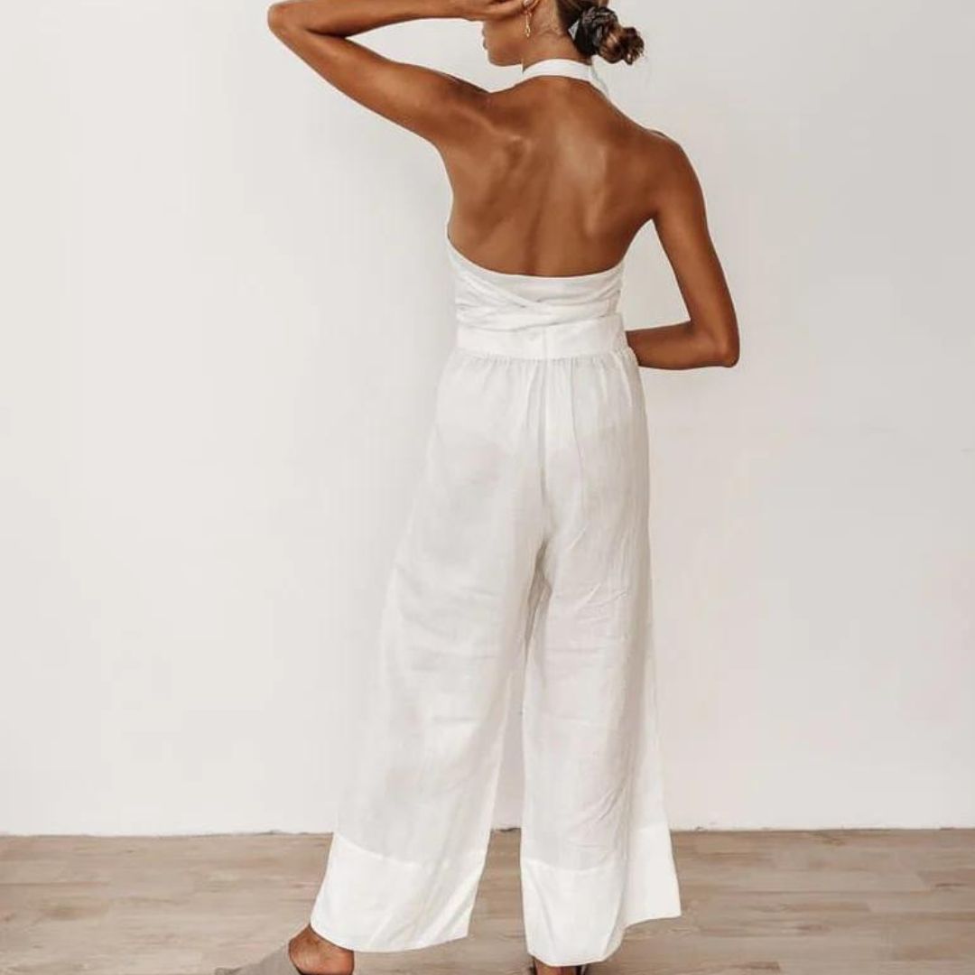 Eloise - Flowing wide trousers with matching tank top