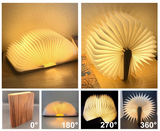 DLUFYEI Foldable Book Lamp