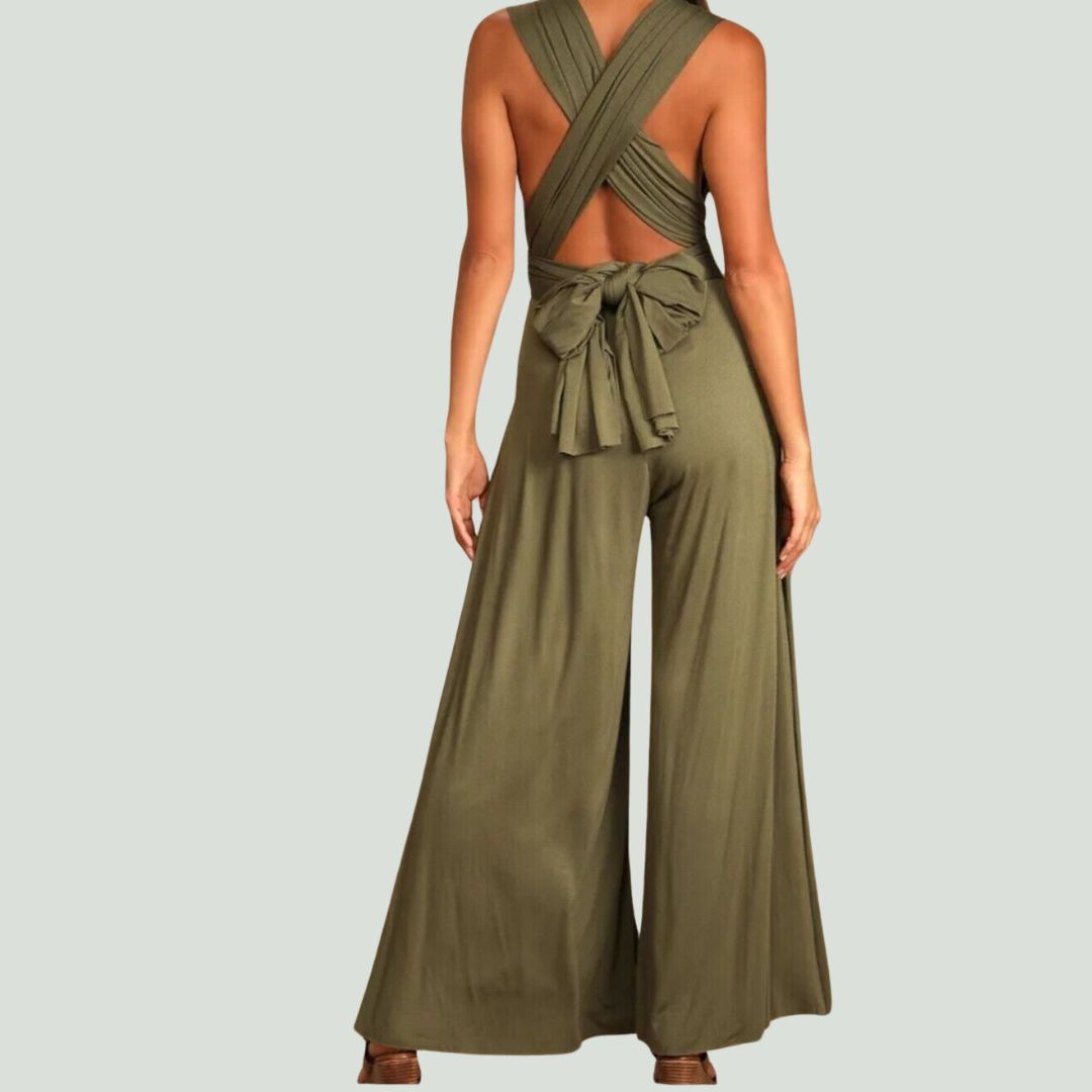 Sophia - Elegant jumpsuit with cross back