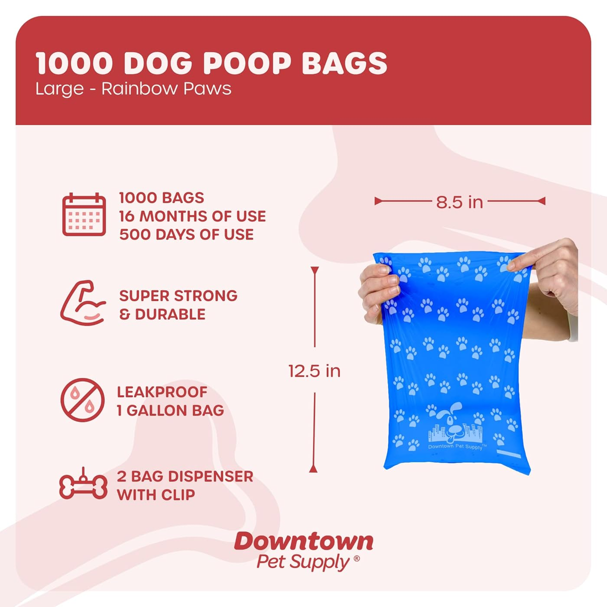 Pet Poop Disposable Bags