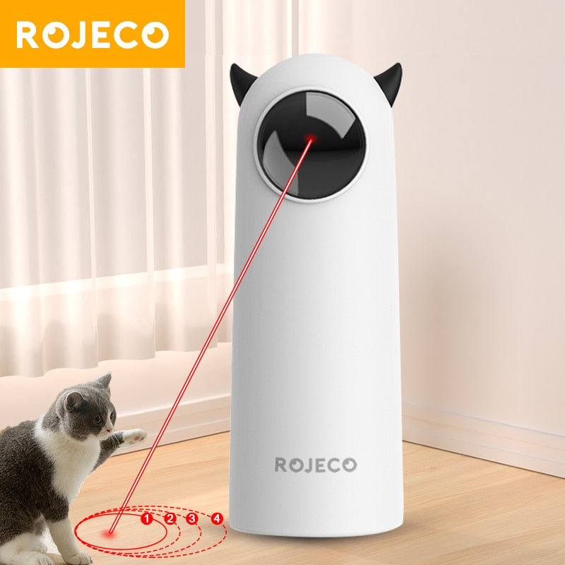 Automatic Cat Toys Interactive Smart Teasing Pet LED Laser Indoor Cat Toy