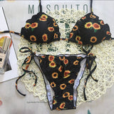 Stylish sunflower bikini Odette