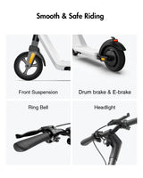 Lightweight and Foldable E Kick Scooter for Kids, Teens & Adults