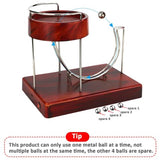 Rolling Balance Kinetic Art Electric Perpetual Motion Device Desk Toy