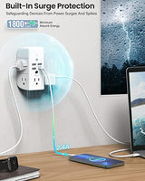 Mifaso Wall Outlet Extender with Shelf and Night Light