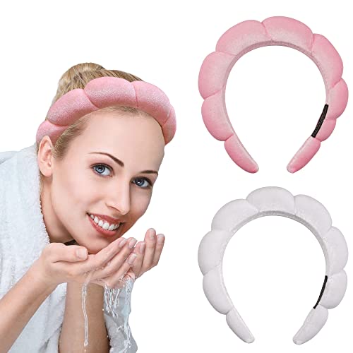 Qearl Spa Headband for Women 2 Pack