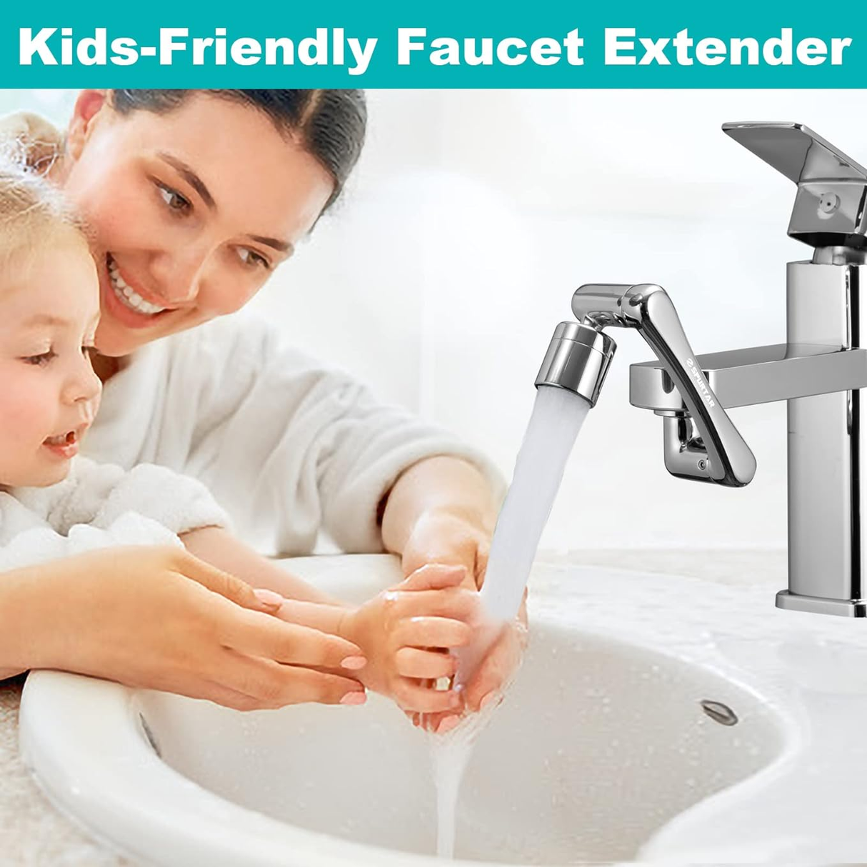 Universal Rotation Faucet Extender