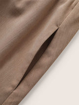 Spaghetti Strap Solid Elastic Waist Dress