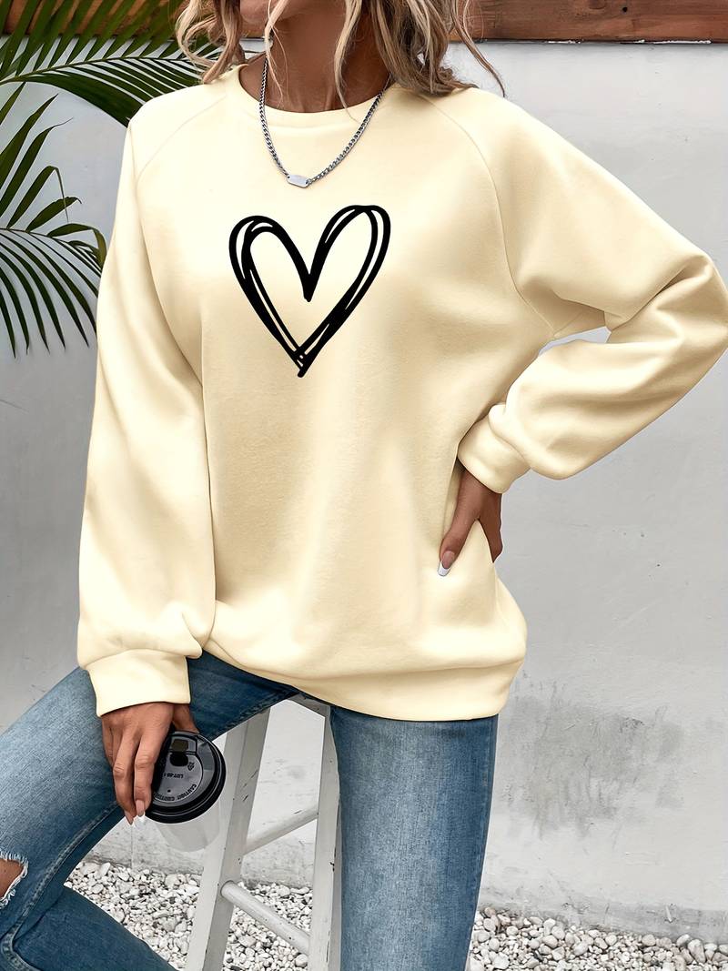 Mary | Jumper with heart print