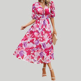 Fiona - Midi dress with uneven hemline