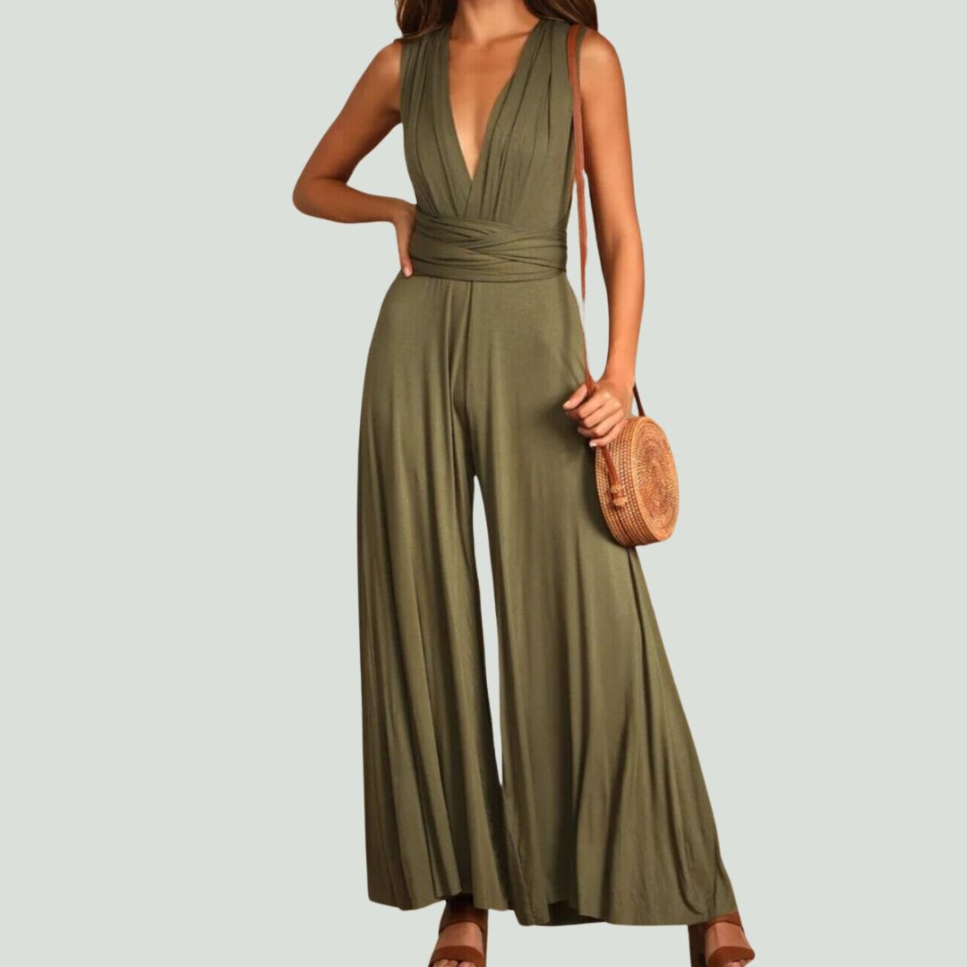 Sophia - Elegant jumpsuit with cross back