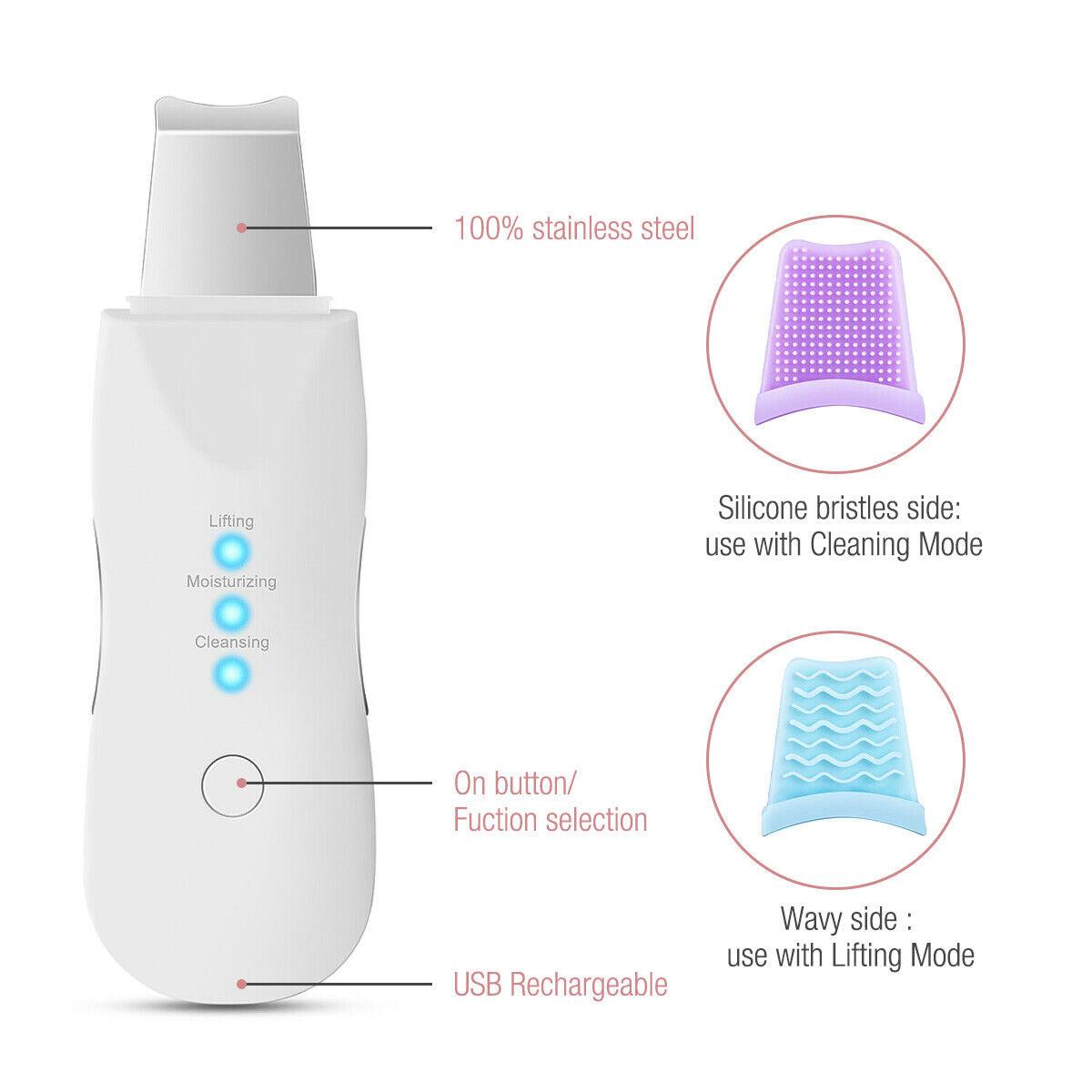 Ultrasonic Skin Scrubber with Pore Cleaner