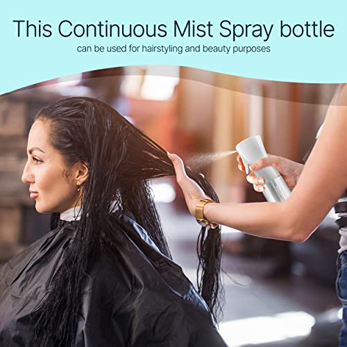 Hair Spray Bottle – Ultra Fine Continuous Water Mister for Hairstyling