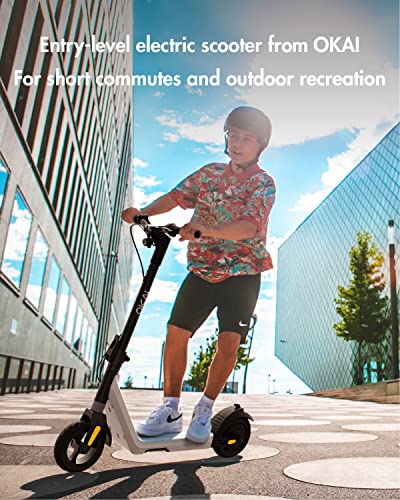 ES50B Electric Scooter - 12.4 Miles Range & 15.5 MPH - Lightweight and Foldable E Kick Scooter for Kids, Teens & Adults