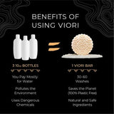 Viori Shampoo Bar, Hidden Waterfall - Handcrafted with Longsheng Rice Water