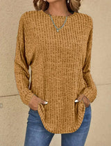 Amara™ - Casual sweatshirt with texture