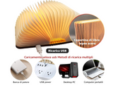 DLUFYEI Foldable Book Lamp