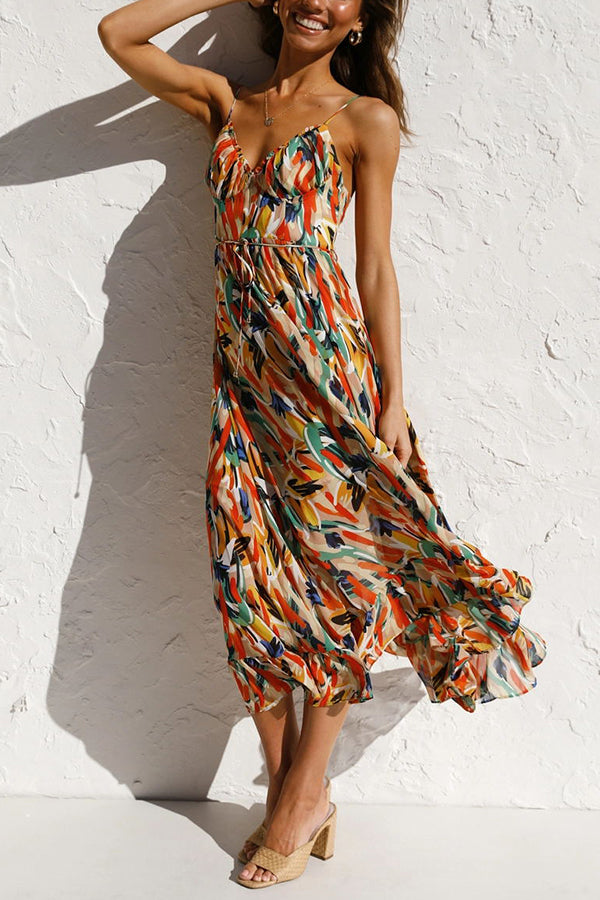 Vanessa - Colorful midi dress