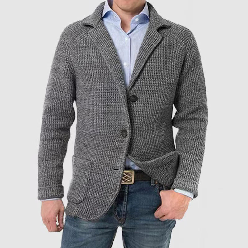 Flynn - Elegant long-sleeved jacket with chapel pocket