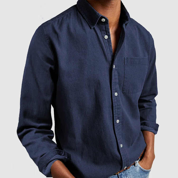 Steven Polo - Men's casual long-sleeved shirt