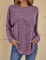 Amara™ - Casual sweatshirt with texture