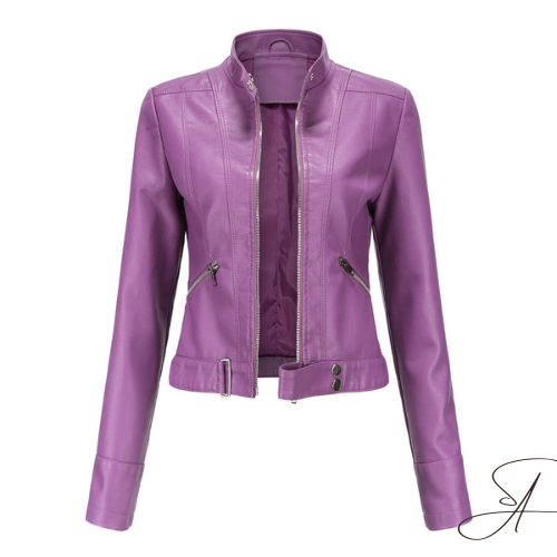 Elegant leather jacket