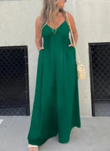 Jorinde | Elegant Jumpsuit with V-neck