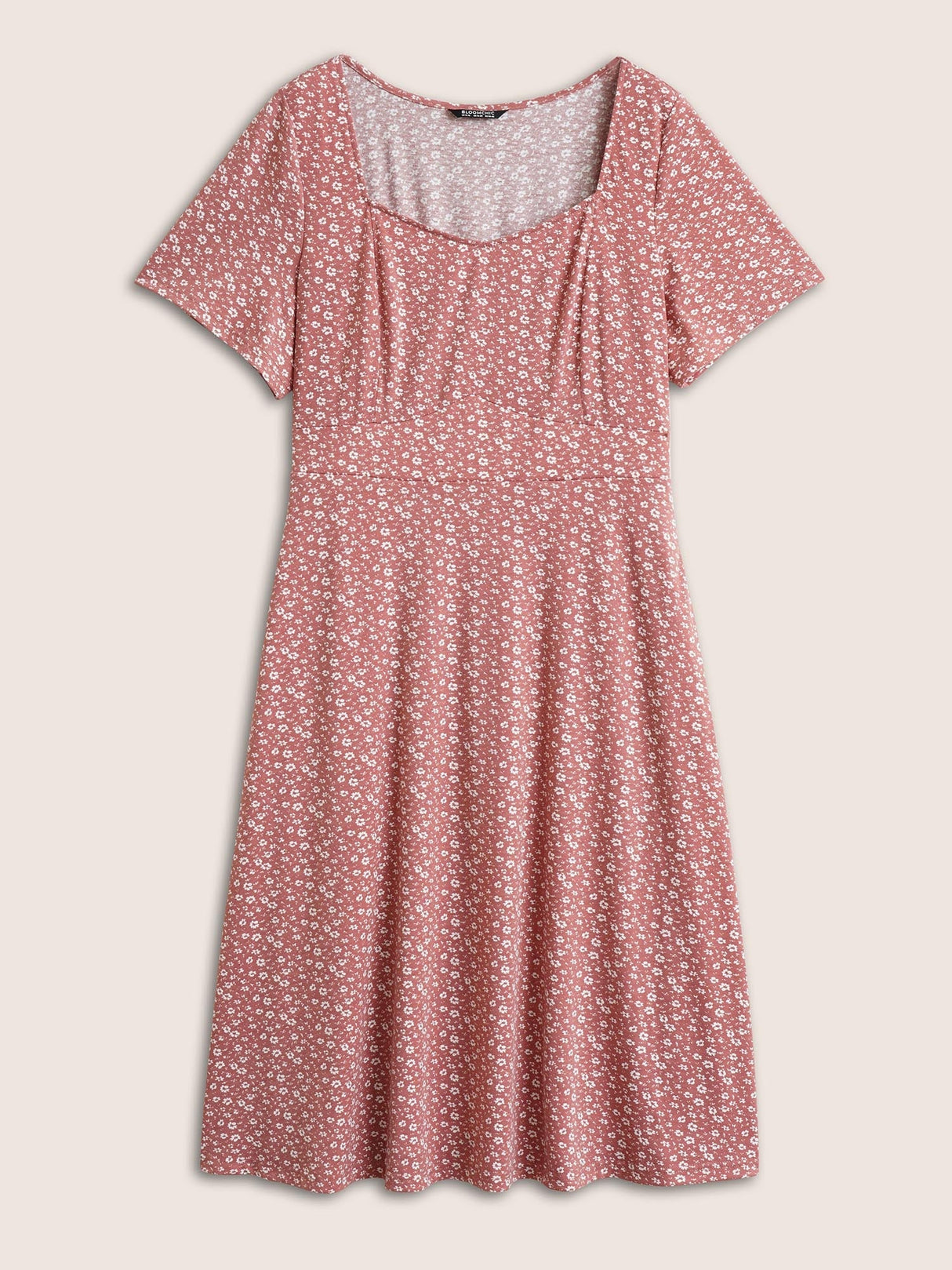 Supersoft Essentials Ditsy Floral Pocket Elastic Waist Dress