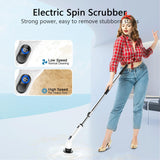 Waterproof Bathroom Scrubber with Power LCD Display