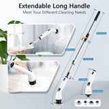 Waterproof Bathroom Scrubber with Power LCD Display