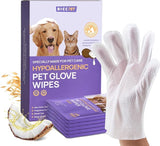 HICC PET Cleaning & Deodorizing Bath Wipes for Dogs and Cats